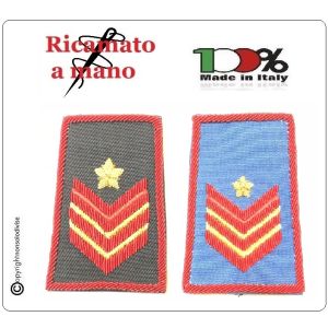 Tubolari Ricamati a Mano Carabinieri Invernali o Estivi Nuovi Gradi Riforma Appuntato Scelto Carica Speciale Art.CC-NEW-1