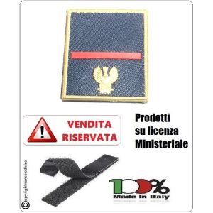 Gradi Plastificati Nuovo Modello 2019  Polo Giacca Giubbino Polizia di Stato PS con Velcro Agente Scelto Art.V-PS-2