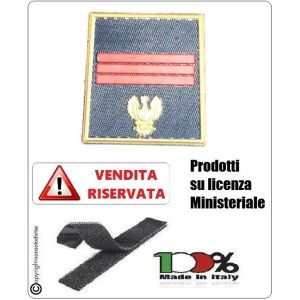 Gradi Plastificati Nuovo Modello 2019  Polo Giacca Giubbino Polizia di Stato PS con Velcro Assistente Capo Art.V-PS-4
