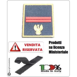 Gradi Plastificati Nuovo Modello 2019  Polo Giacca Giubbino Polizia di Stato PS con Velcro Assistente Art.V-PS-3