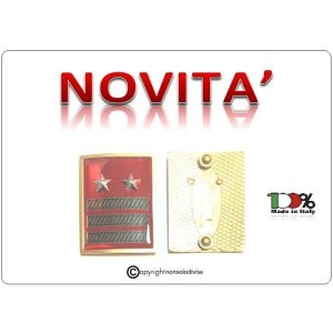 Grati Metallo Nuovo Tipo Guardia di Finanza Esercito Italiano Aeronautica Marina Militare Carica Speciale Luogotenente Art.NSD-LU2