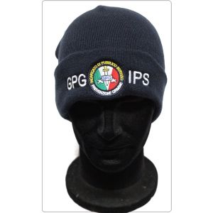 Berretto Zuccotto Papalina Watch Cap Invernale con Ricamo G.P.G - I.P.S ® Guardia Particolare Giurata Incaricato di Pubblico Servizio PREVENZIONE CRIMINE Art.GPG-PREV-2