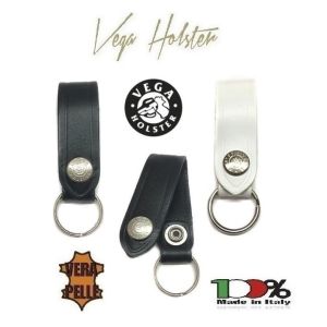 Portachiave Porta Chiavi Passante Porta Oggetti Cinturone Pelle Anello Spirale Vega Holster Italia Polizia carabinieri GPG IPS Art. 1V16