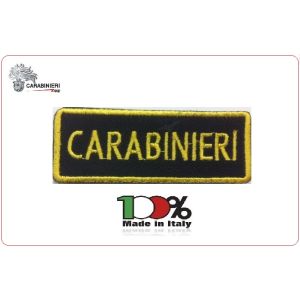 Patch Toppa con Velcro Carabinieri Modello Lineare  Art.CC-18