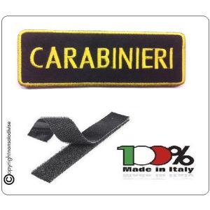 Patch Toppa con Velcro Carabinieri Modello Lineare Gigante  Art.CC-20