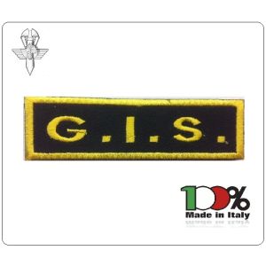 Patch Toppa con Velcro Carabinieri G.I.S. Modello Lineare  Art.GIS-15