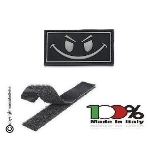 Patch 3D Gommata con Velcro  3D PVC Evil Smiley INC101 Art. 444100-3501