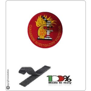 Patch Toppa Ricamata con Velcro Carabinieri Investigazioni Scientifiche Art.NSD-CCS