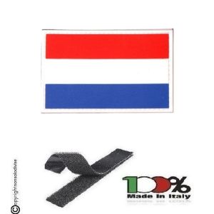 Patch Gommata con Velcro 3D PVC Bandiera Olanda Art. 444110-3517