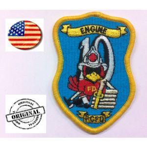 Patch ricamata VVFF Vigili del Fuoco Americani Engine FGFD Art.VVFF-05