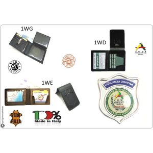 Portafoglio Portadocumenti Placca Staccabile o Fissa GPG I.P.S. AGRI AMBIENTE Guardia Particolare Giurate Incaricato di Pubblico Servizio Novità Art.1WD-1WG-1WE-AGRI
