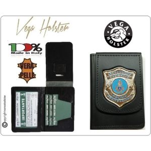 Portafoglio Portadocumenti con Placca Ass. Nazionale Polizia Penitenziaria ANPPE New Vega Holster Italia Art. 1WD130