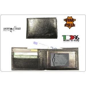Portafoglio Pelle Portadocumenti Porta Placca Operativi PS Polizia di Stato  Modello Plus Extra  Ascot Italia LIBERA VENDITA Art. 560PS
