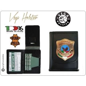 Portafoglio Portadocumenti con Placca Guardia Ecozoofile D'Italia New  Vega Holster Italia  Art. 1WD137