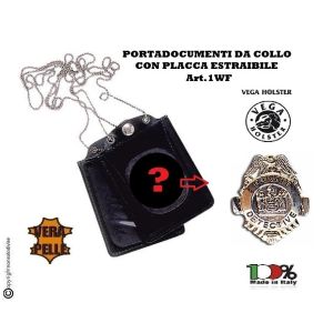 Portatessera e Portaplacca da Collo Private Dectective  Vega Holster Art.1WF81