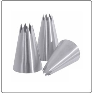 Bocchette a Stella Punte in Acciaio per Sac a Poche Saccapoche Pasticcere Professionale Art.2453