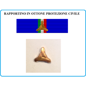 Rapportino per Nastrino Protezione Civile Nazionale Art.NSD-PCB