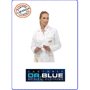 Camice Medico Donna con Ricami Looney Tunes Originali DR.BLUE Siggi  Art.04CA0240/00