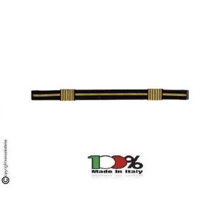 Soggolo in Tessuto Ricamato  per Berretto G. di F. Guardia di Finanza Brigadiere Capo Sovrintendente Capo Nuovo Modello  Art.SOG-GDF-3