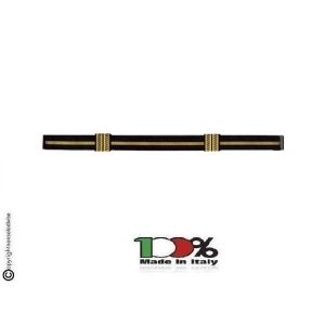 Soggolo in Tessuto Ricamato per Berretto G. di F. Guardia di Finanza Brigadiere Sovrintendente Nuovo Modello  Art.SOG-GDF-1