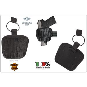 Fondine da Cintura Sogliola Professionale Concealment Pelle Nera Radar 1957 All-in Holster Carabinieri Polizia Vigilanza Art. 5073