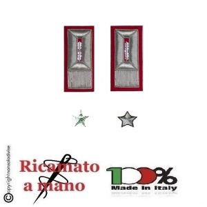 Coppia di Alamari Carabinieri Canottiglia cm 4x10 Sottoufficiali Art.NSD-TAS