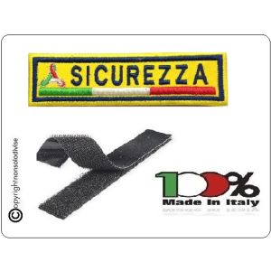 Patch Ricamo a Macchina Con Velcro Protezione Civile SICUREZZA Art.NSD-PC7