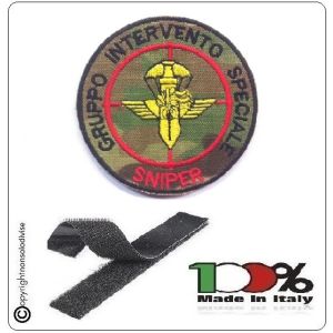 Patch Toppa con Velcro Carabinieri  G.I.S. Sniper Woodland  Art.GIS-5