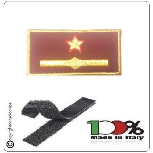 Grado New Pettorale a Velcro Fondo Amaranto Vigili del Fuoco Sostituto Direttore Antincendi Capo Art.VVFF-G16