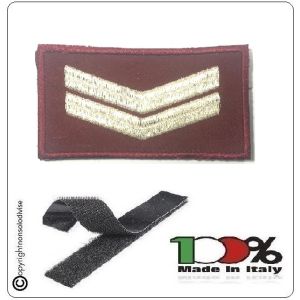 Grado New Pettorale a Velcro Ricamato a Macchina Fondo Amaranto Vigili del Fuoco Esperto Art.VVFF-G4