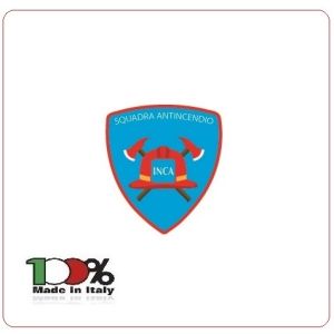 Patch Toppa Scudetto SQUADRA ANTINCENDIO INCA Art.INCA-NEU