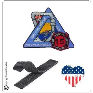 Patch Toppa Ricamata VVFF Vigili del Fuoco Americani 15 High Angel Rescue Art.VVFF-01