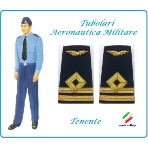 Gradi Tubolari Canuttiglia Ricamato Tenente Aeronautica Militare Novità Ruolo Naviganti Categoria Naviganti  Art.AERO-11