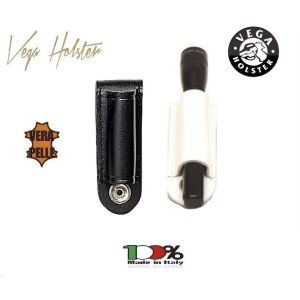 Porta Pila AA cell in Cuoio Vega Holster Italia Polizia Carabinieri Vigilanza GPG IPS Art. 1V31