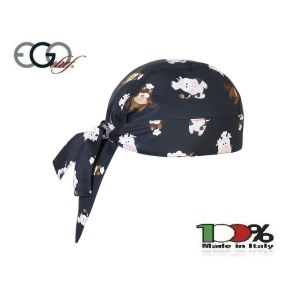 Bandana Sagomata Professionale Medicale Cuochi Chef Puppies Ego Chef Italia Art. 7002137