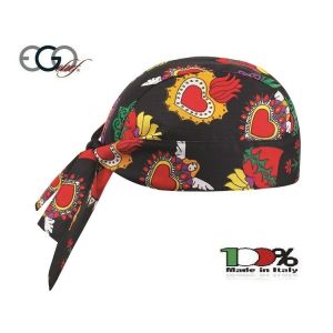 Bandana Sagomata Professionale HEARTS Cuori Angeli Ego Chef Italia Art. 7002139A